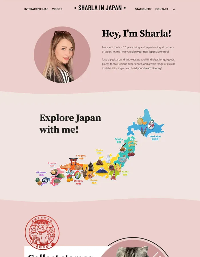 Sharla in Japan